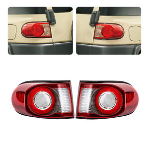 1Pair For Toyota Fj Cruiser 2007-2021 LED Tail Light Rear Lamp Red Housing LH+RH