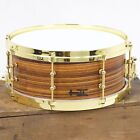 TreeHouse Custom Drums 5½x13 Solid Zebrawood Snare Drum