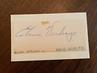 1968 ELENA VERDUGO MARCUS WELBY ACTRESS SIGNED CUT ON INDEX CARD