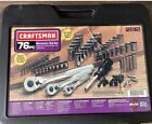 🇺🇸 NOS NEW Craftsman USA 76pc Mechanics Tool Set 33576 Ratchet Socket Vintage