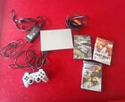 Sony SCPH-79001 Playstation 2 slim Game Console - 3 Games Bundle, Lot.