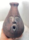 Vintage Studio Pottery Open Mouth Face Jug Vase Sculpture