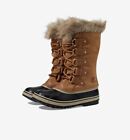 Sorel Joan of Arctic Women's Leather Winter Boots Waterproof Faux Fur Size 10