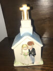 Vtg Wedding Bride Groom Church Bisque Bell Favor Head Table New Old Stock Lot 10