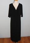 Sag Harbor XL True Black Long Casual Stretch Dress EUC