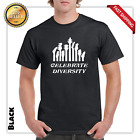 Celebrate Diversity Celebrate Guitar Adult Very Funny Printed T-Shirt