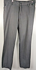 Lee Relaxed Fit Straight Leg Chino Pants Size 12 Long Charcoal Gray Women's