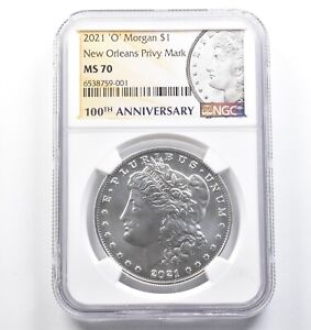 MS70 2021-O Morgan Silver Dollar - Graded NGC *281