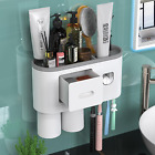 New ListingToothbrush Holder Wall Mounted, Automatic Toothpaste Dispenser Squeezer Kit -Mag