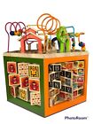Battat Wooden Activity Cube Activity Center Educational Toys Wood Child Core Ex!