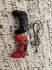 Lot of 2 OEM Sony PlayStation 4 PS4 DualShock 4 Controller Red & Red/Black