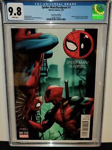 New ListingSPIDER-MAN DEADPOOL #1 CGC 9.8 GAMESTOP VARIANT LIMITED TO 3000 COPIES! SCARCE!
