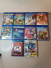 Blue Ray DVDs Lot of 10 Childrens Titles Bundle Disney Pixar Marvel & More