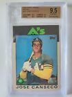 1986 Topps Traded Tiffany Jose Canseco BECKETT 9.5 GEM MINT (w/all 9.5 SUBS)