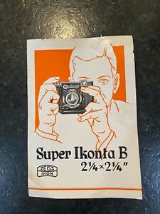 Zeiss Ikon Super Ikonta B Camera Brochure