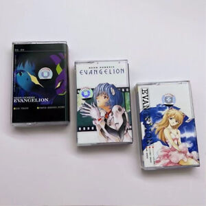 EVA NEON GENESIS EVANGELION Anime Songs Collection 3 Cassette Tapes