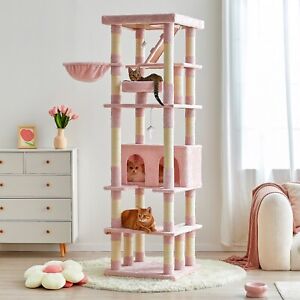 Multi-size Pink Large Cat Tree Cat Tower Condo Activity Center Kitty Supplies