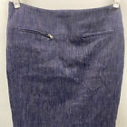 Ann Taylor Tweed Pencil Skirt - Classic Elegance with a Modern Twist. Sz 4 Blue
