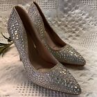 New Champagne Forever Gold Glitter Pumps Sparkle Girls Night Out Heels