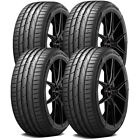 (QTY 4) 225/60R18 Hankook Ventus S1 evo2 K117 104W XL Black Wall Tires