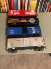 Lot of 4 Colorful All Nation Box Cars, 2 Rail