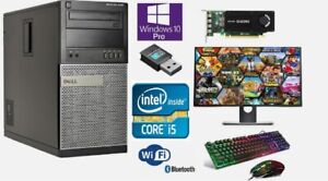 New ListingDell i5 Gaming Desktop PC Computer SSD Nvidia K1200 Win 10 16GB Bundle