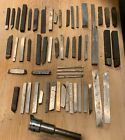 Machinist Tool Lathe Mill Cutting Bits Lot of 58 various Tools