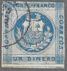 Peru (1858) - Scott # 7,   Used