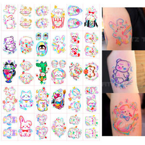 30 Pc Temporary Tattoo Stickers Graffiti Fake Tattoos For Boy Girls Kids Party
