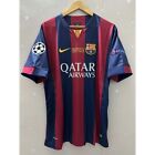 Messi #10 Barcelona 2015  Retro Champions League Final Kit Jersey