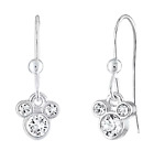 Mickey Mouse Disney Park French Hook Earrings✿ Made with Crystals from Swarovski