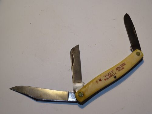 New ListingSCHRADE WALDEN 882Y Folding Knife NY USA 3 Blade Pocketknife Vintage
