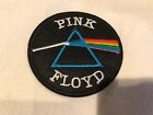 2.5” PINK FLOYD Dark Side of the Moon Iron On Embroidered Patch Prism patches