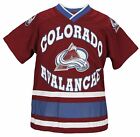 Colorado Avalanche NHL Hockey Boys Youth Short Sleeve Jersey Shirt, Burgundy