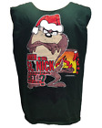 Vintage 1996 Taz Tasmanian Devil Looney Tunes Christmas Tank XL Warner Bros