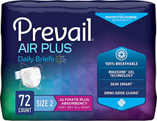 Air plus Daily Brief | Size 2 | Breathability | Ultimate Absorbency | 18 Count (