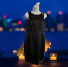 London Times Women’s Size 10 Sleeveless Cocktail Dress Little Black Dress Date