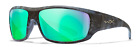 Wiley X Sunglasses Omega Kryptek Neptune Frame/Captivate Polarized Green Mirror