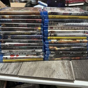 Lot of 28 Brand New Sealed Blue-Ray Various Genre Movies  Horror Action & More