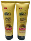2 suave visible glow self tanning med-tan body lotion 7.5oz ea