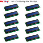 10x 16x2 1602 LCD Character Display Module 5V Blue Backlight Parallel Interface