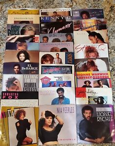 80's vinyl records 45 RPM - YOU PICK Richie, Houston, Cetera, Cher, Jackson