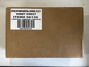 2019-20 Panini Mosaic Hobby 12-Box CASE! NBA Basketball Factory Sealed New