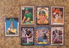 (7) Jose Canseco 1986 Topps Rookie card RC 1987 Donruss Fleer 1988 1989 A's 20T
