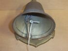 Vintage Brass Ship Boat Bell Anchor Nautical Wall Mount Door Bell Large 7''