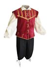 Men's Renaissance Doublet // Medieval Pirate LARP Reenactment Costume - 3 Piece