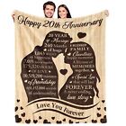 20Th Anniversary Blanket Gifts for Couple20Th Anniversary Wedding Gifts for Wif