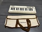 Vintage CASIO CASIOTONE M-10 Electronic Keyboard 1980s MINI-SYNTHESIZER with Bag