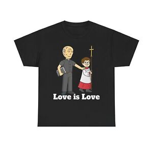 Love is Love, Priest and Boy meme shirt
