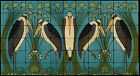 Art Nouveau Marabou Stone Marble Tile Mural Backsplash 44x24 William Morris